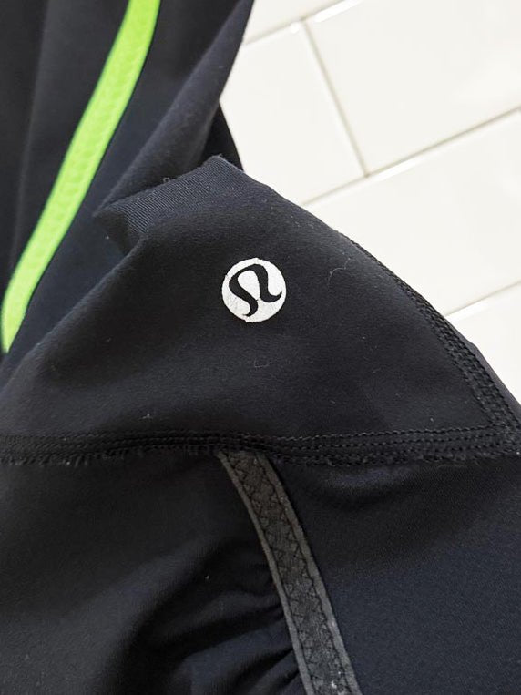 lululemon run pace cropped leggings - good market thrift store