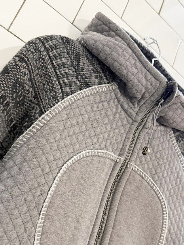 lululemon special edition quilted fair isle scuba hoodie - good market thrift store