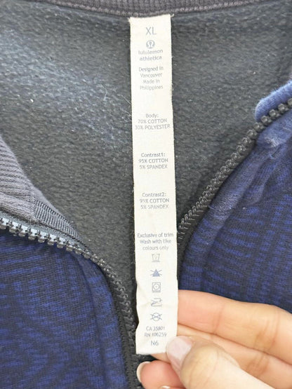 lululemon two - tone best coast hoodie | cotton fleece - good market thrift store