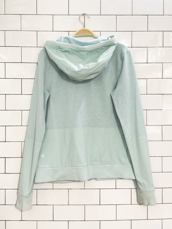 lululemon voyage two - tone full zip hoodie | french terry - good market thrift store