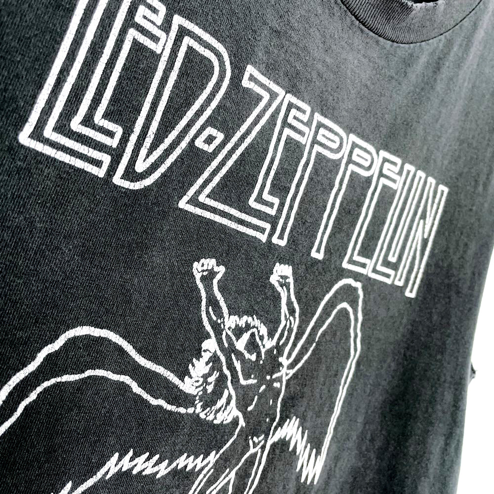 vintage 2004 led zeppelin x bravado x artisands 1977 tour reprint sleeveless tee