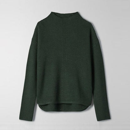 babaton chalmers wool ribbed mockneck sweater