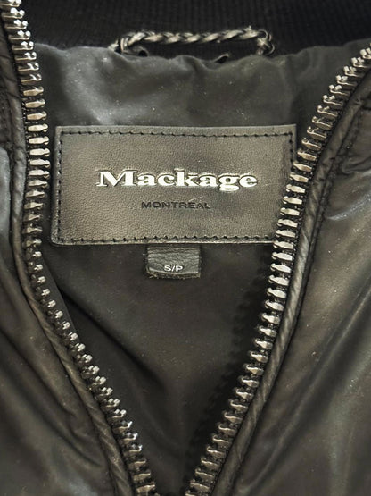 mackage signature raccoon fur collar down parka - good market thrift store