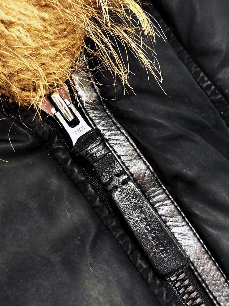 mackage signature raccoon fur collar down parka - good market thrift store