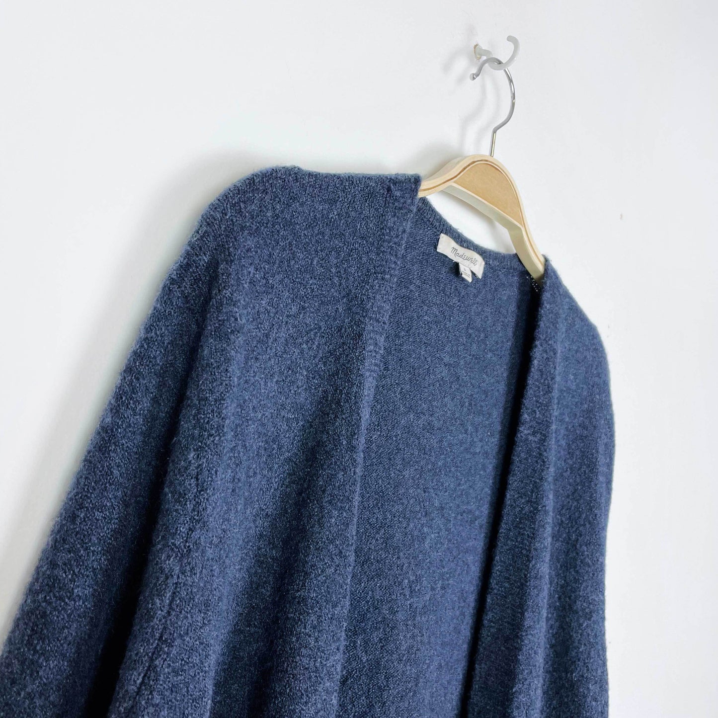 madewell wool-alpaca blend ryder cardigan sweater - size small