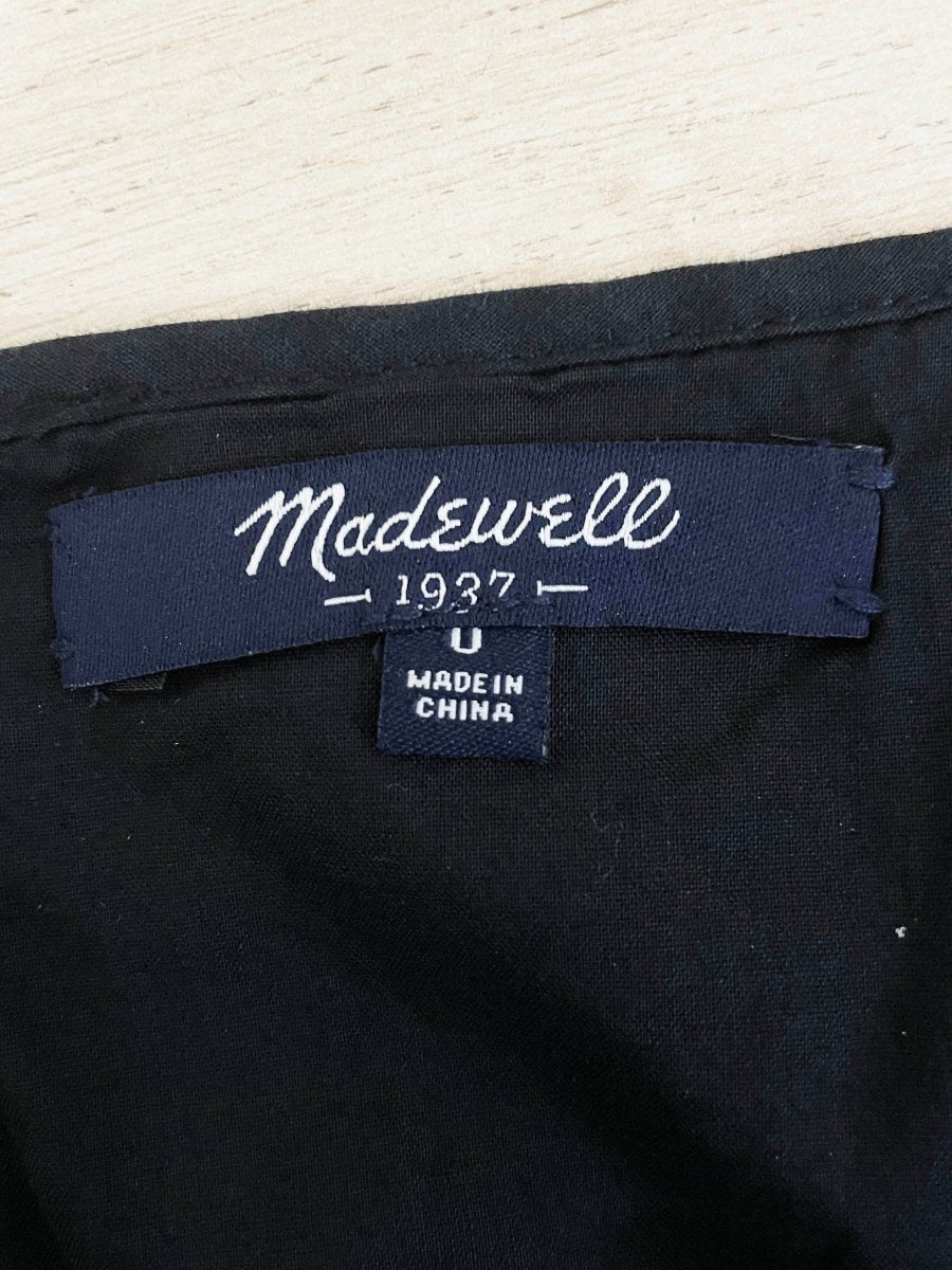 madewell cotton eyelet embroidery mini dress - good market thrift store