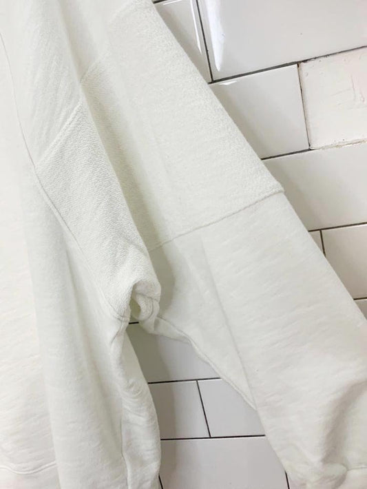 madewell MWL oversized two - tone sweatshirt - good market thrift store