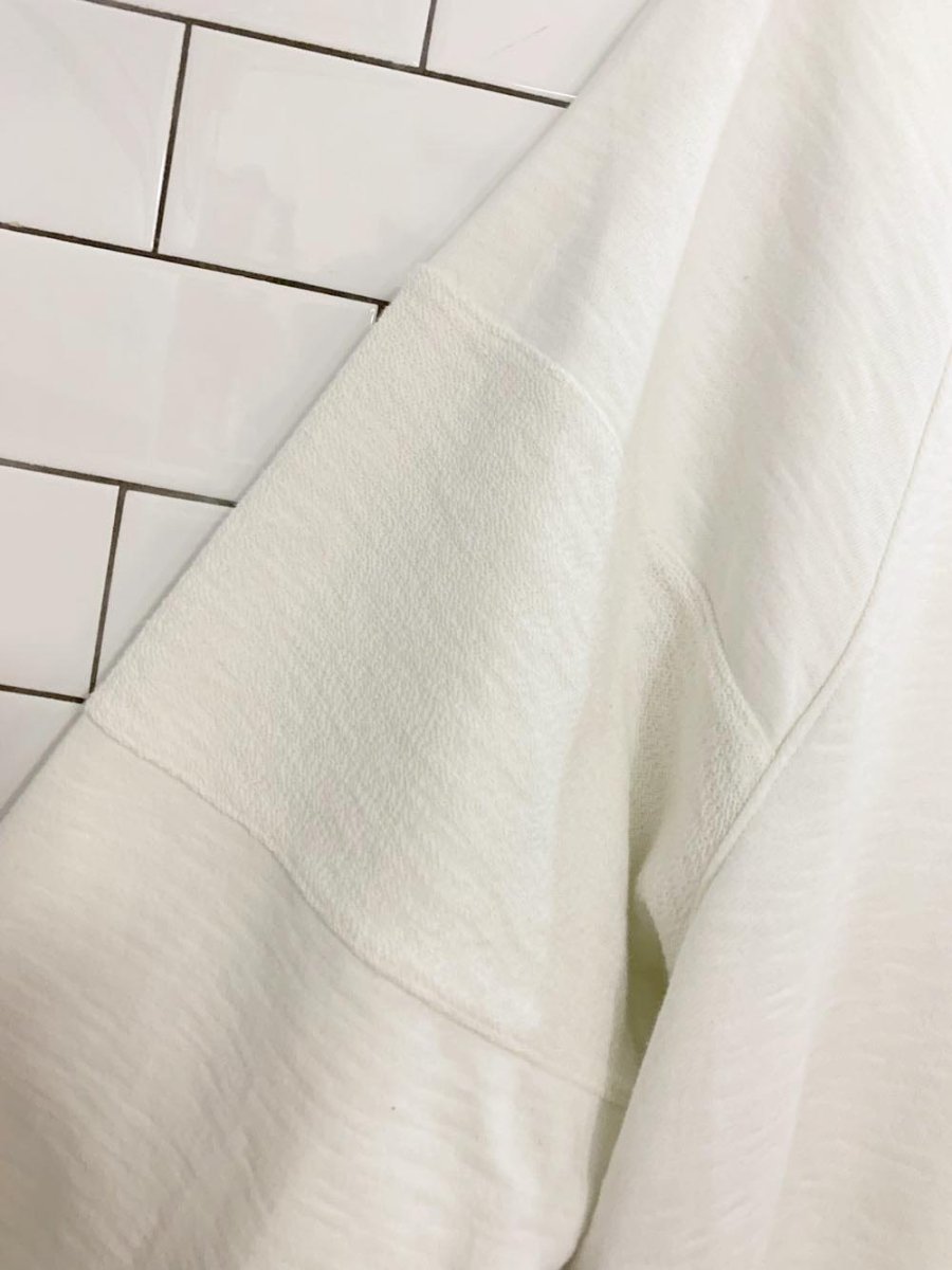 madewell MWL oversized two - tone sweatshirt - good market thrift store