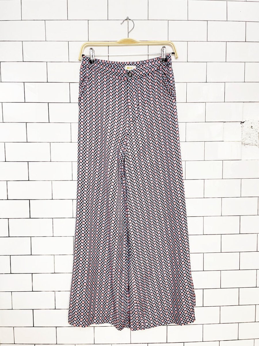 maeve flowy wide leg pants | anthropologie - good market thrift store