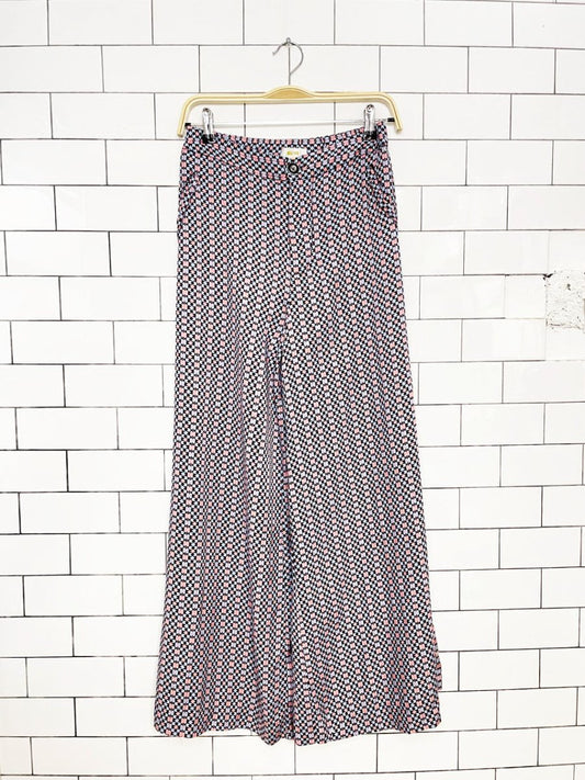 maeve flowy wide leg pants | anthropologie - good market thrift store