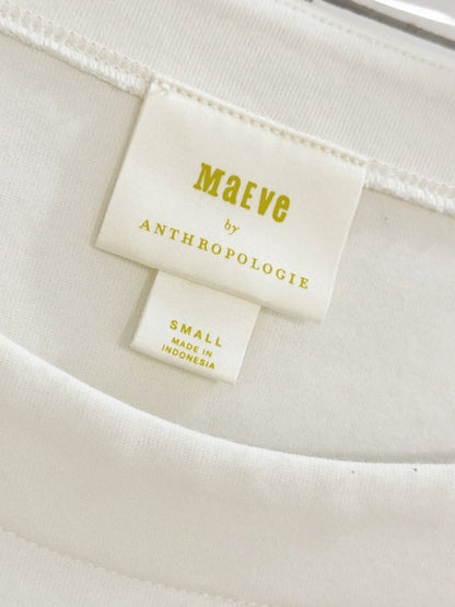 maeve tie - back ponte balloon sleeve pullover | anthropologie - good market thrift store