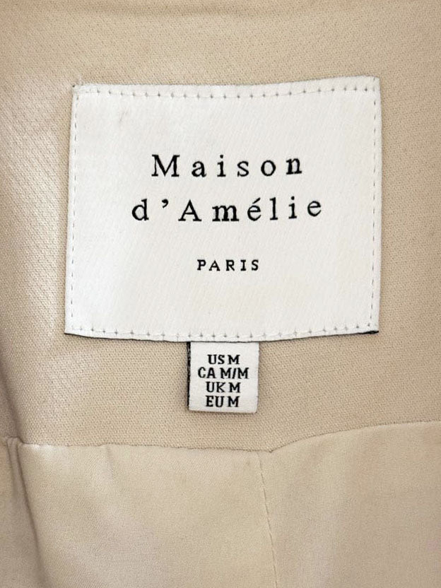 maison d'amélie sleeveless belted blazer | anthropologie - good market thrift store
