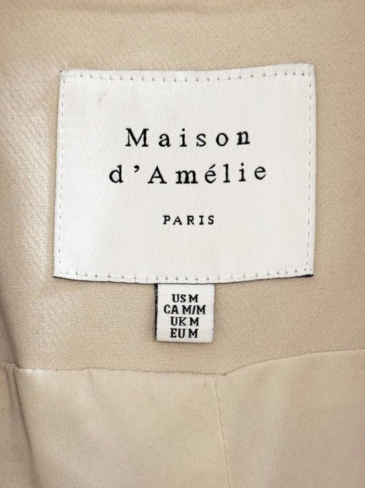 maison d'amélie sleeveless belted blazer | anthropologie - good market thrift store