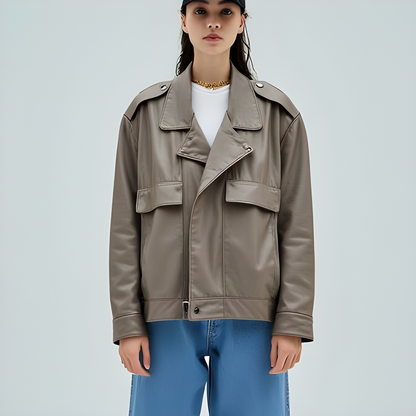 vintage boulevard club sabo butter leather bomber jacket