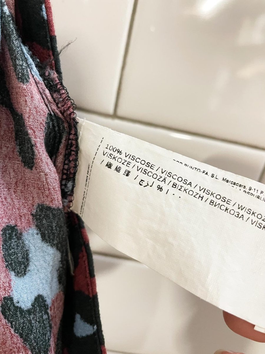 mango animal print pleated jogger trouser - good market thrift store
