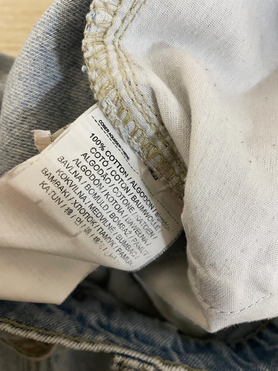 mango baggy leg panelled cargo jeans - good market thrift store