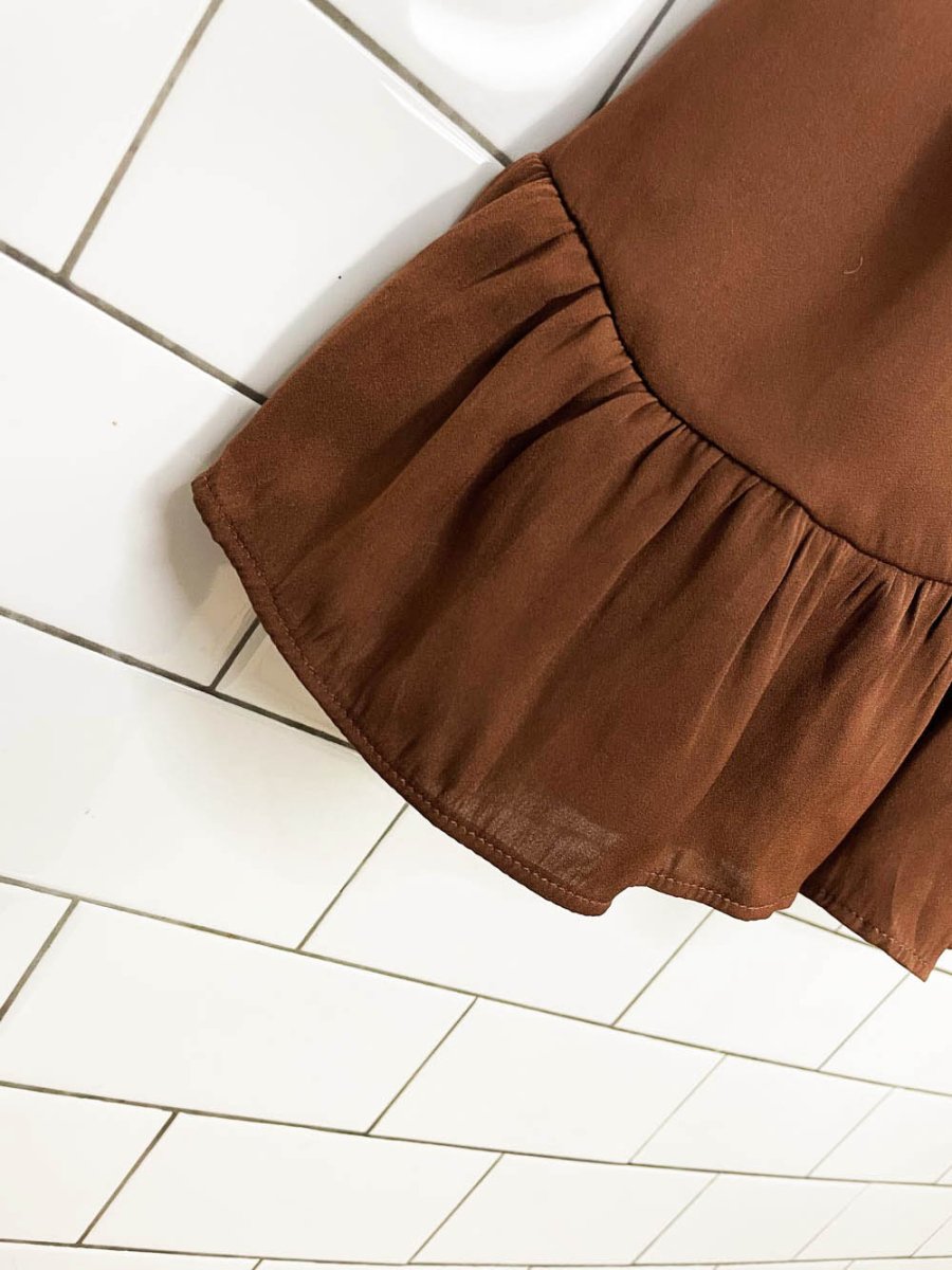 mango halter neck flowy tank blouse - good market thrift store