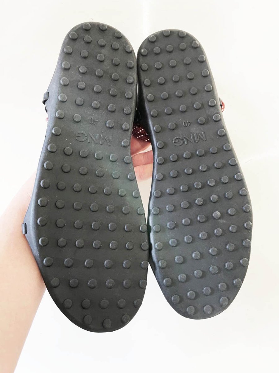 mango rope lace up sandal - good market thrift store