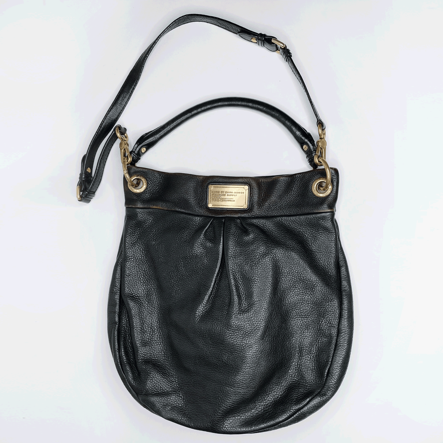 marc by marc jacobs black hillier hobo bag
