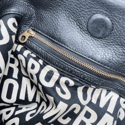 marc by marc jacobs black hillier hobo bag