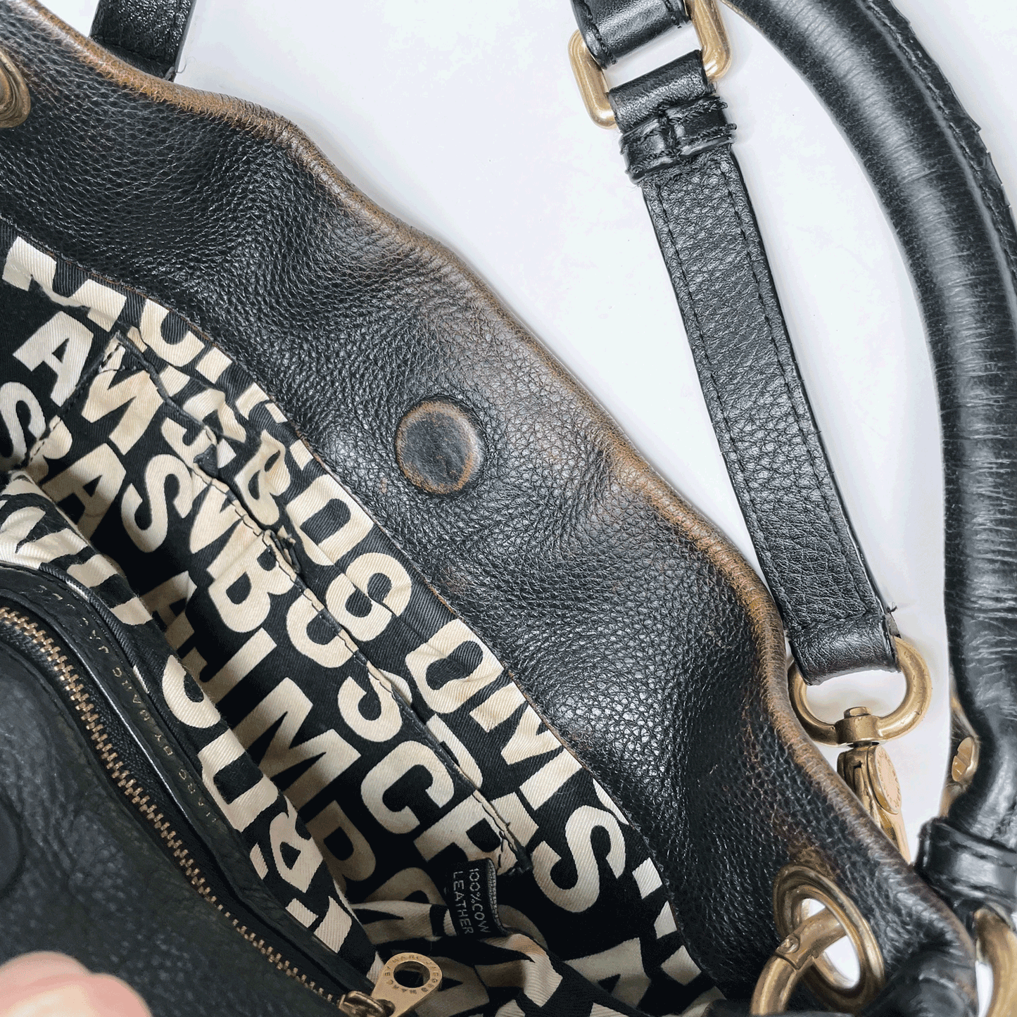 marc by marc jacobs black hillier hobo bag