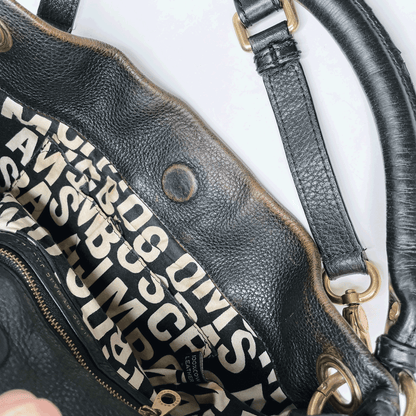 marc by marc jacobs black hillier hobo bag