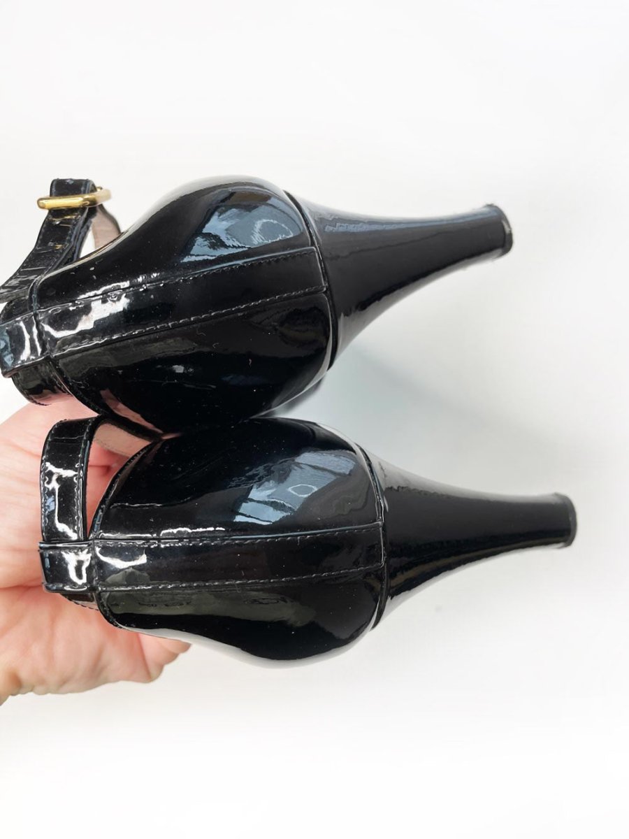 marc by marc jacobs patent mary jane wedge - good market thrift store