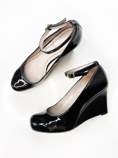 marc by marc jacobs patent mary jane wedge - good market thrift store