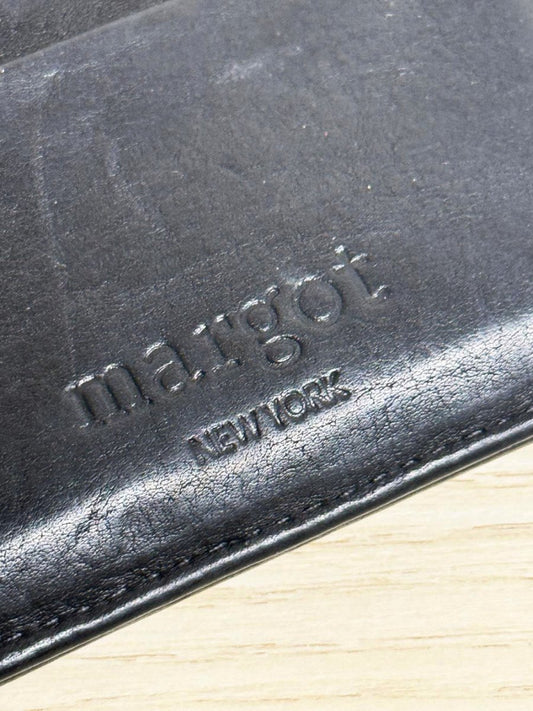 margot soft leather zip card holder wallet - good market thrift store