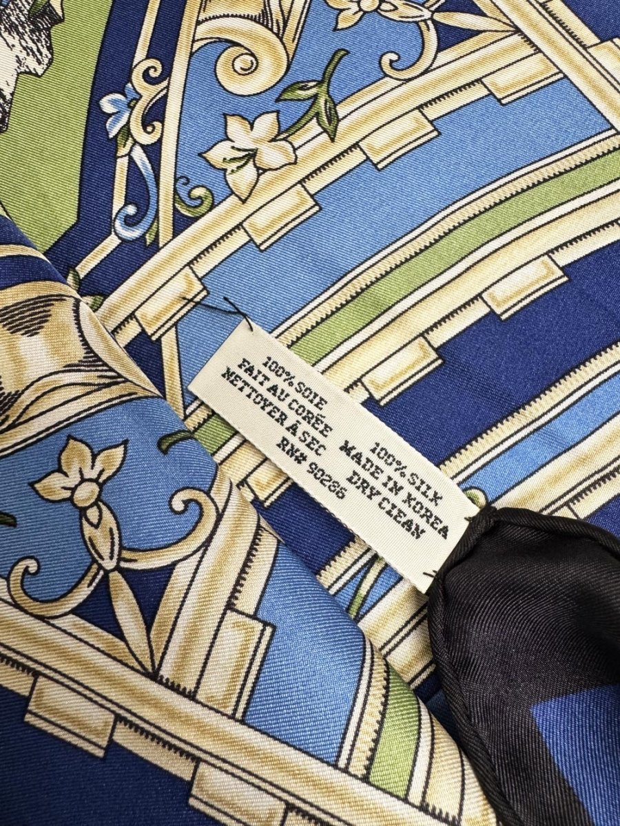 marisol deluna 100% silk scarf | hand-rolled edge - good market thrift store