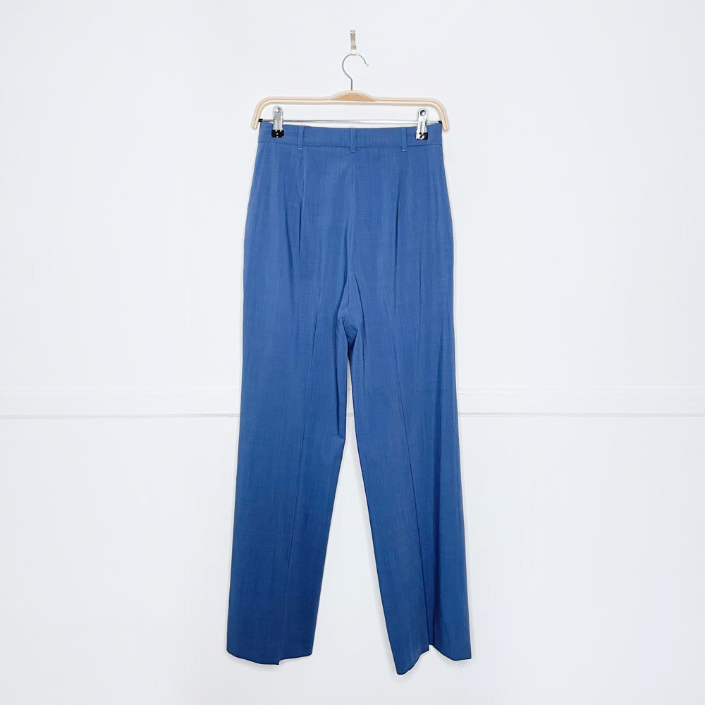 max mara studio high rise wool relaxed leg trouser