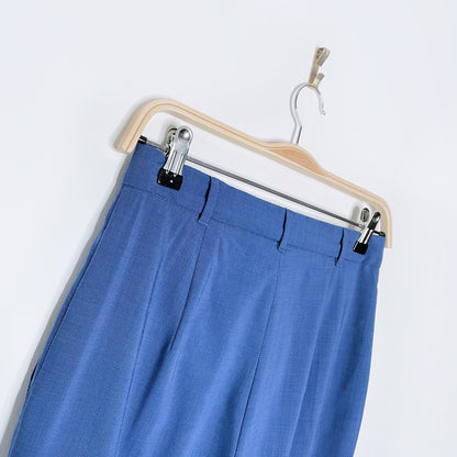 max mara studio high rise wool relaxed leg trouser