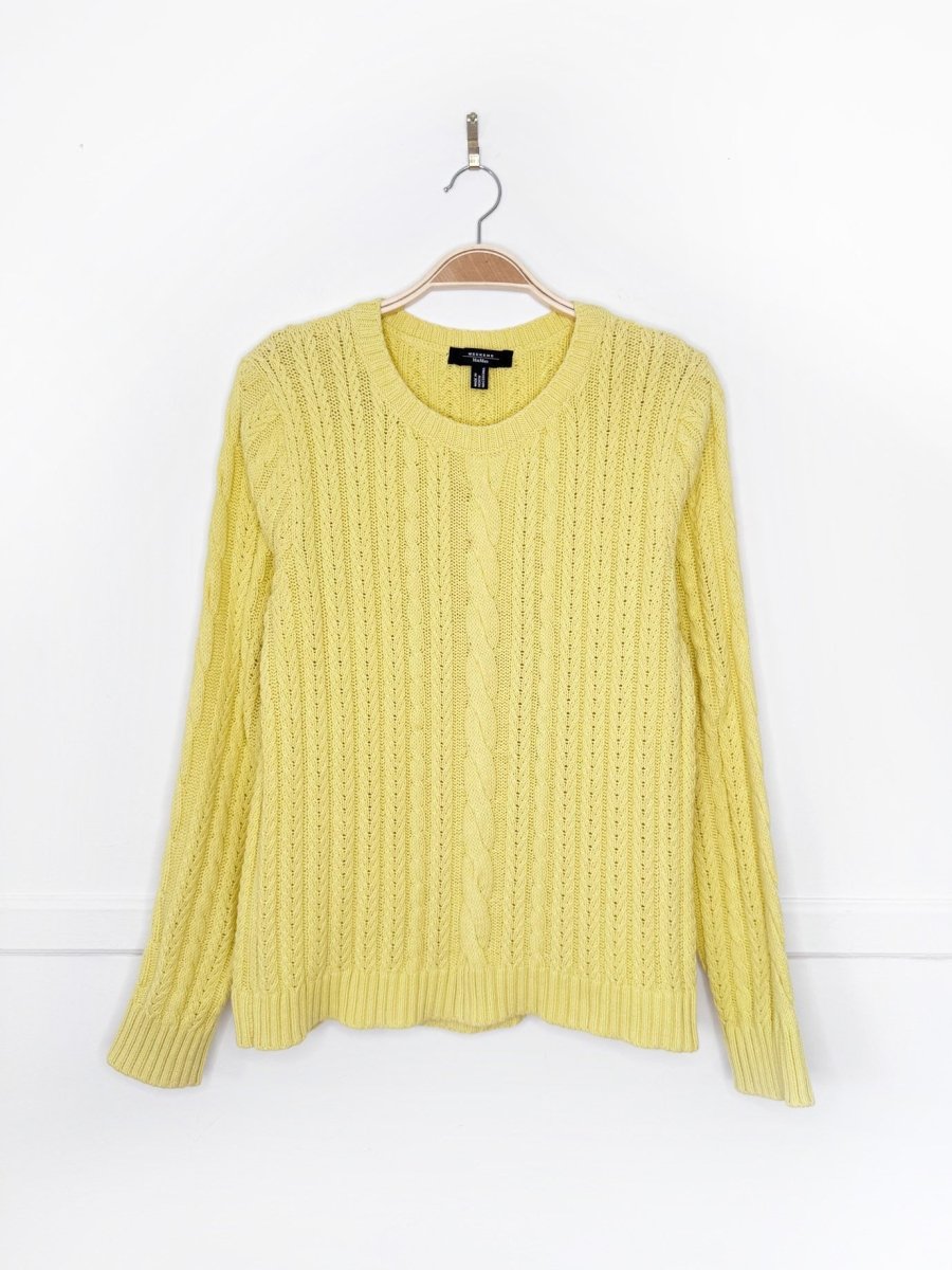 max mara weekend cable knit sweater - good market thrift store