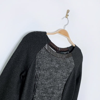 weekend max mara tweed panel career dress