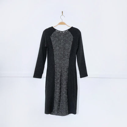 weekend max mara tweed panel career dress