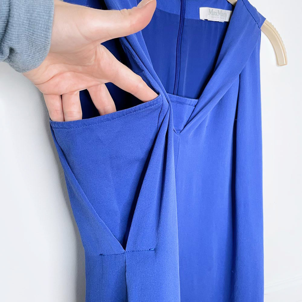 vintage max mara silk sailors blouse