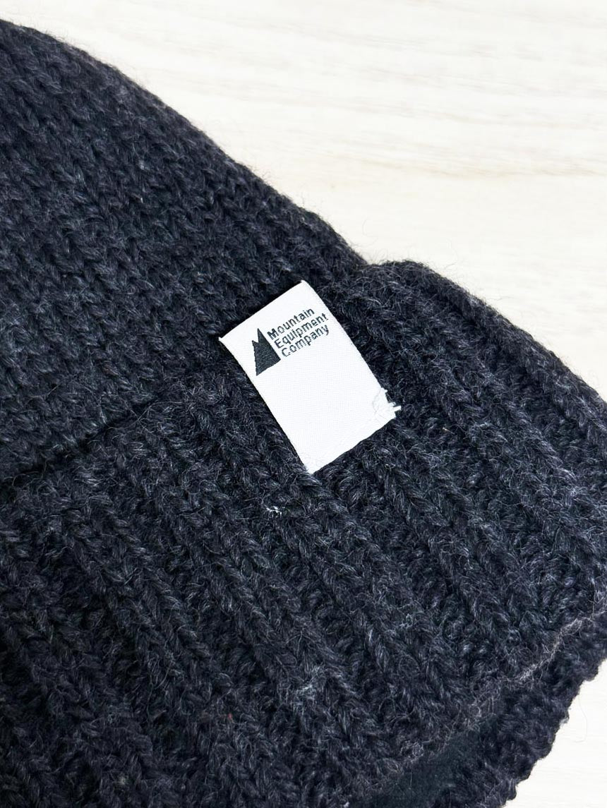 mec wool - blend fleece lined toque - good market thrift store