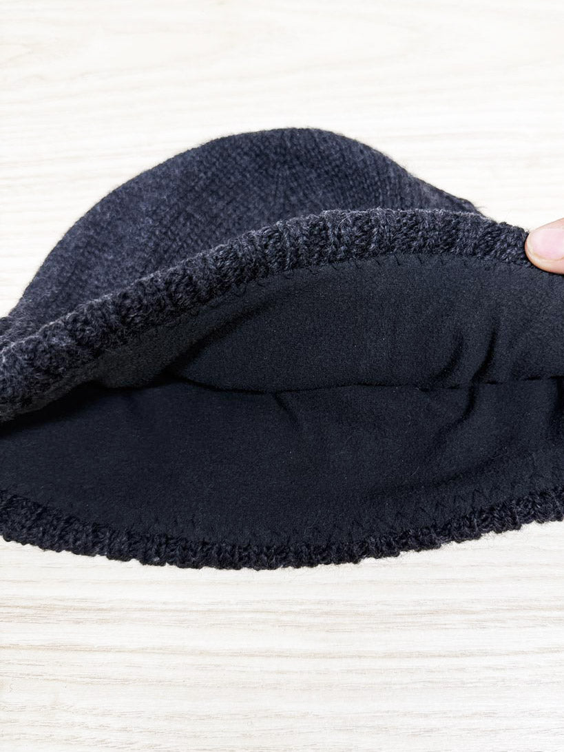 mec wool - blend fleece lined toque - good market thrift store