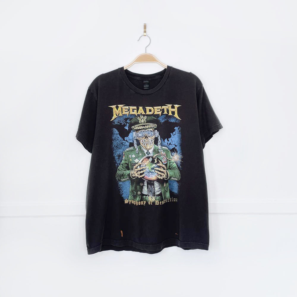 megadeath symphony of destruction metal graphic tee