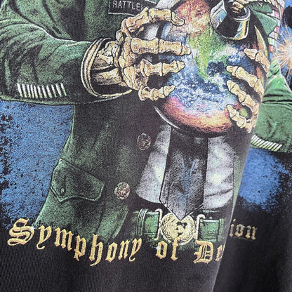 megadeath symphony of destruction metal graphic tee