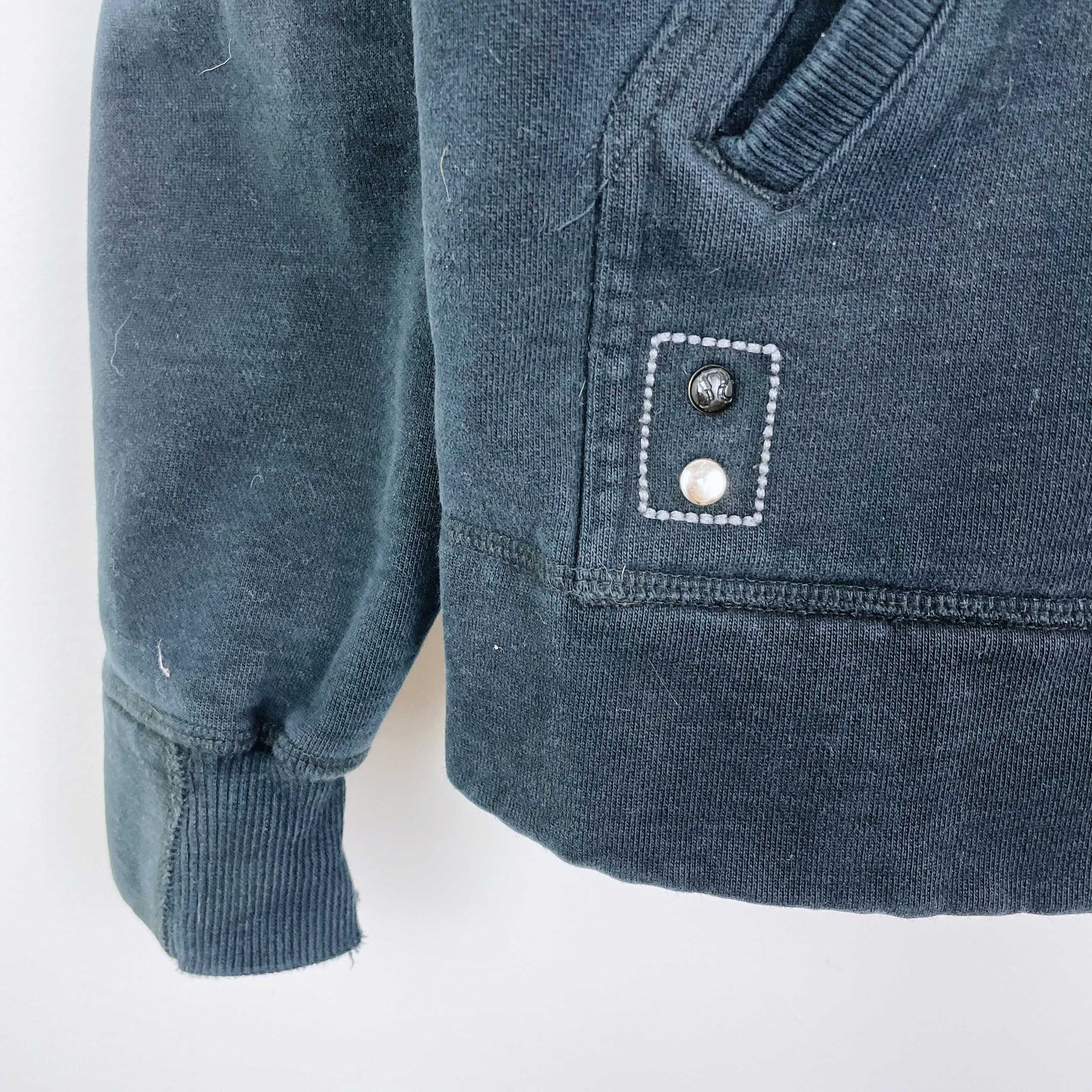 lululemon men's black full zip hoodie - size xl