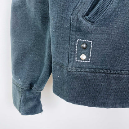 lululemon men's black full zip hoodie - size xl