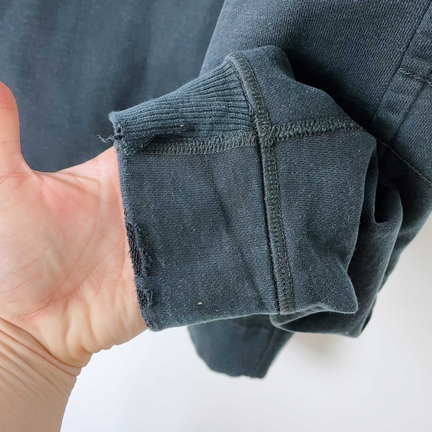 lululemon men's black full zip hoodie - size xl