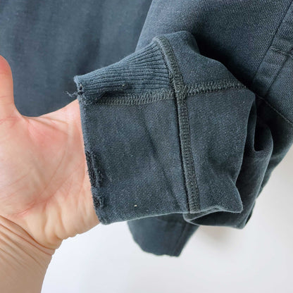 lululemon men's black full zip hoodie - size xl