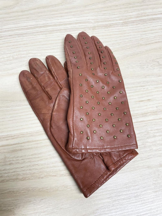merona studded leather driving gloves - good market thrift store