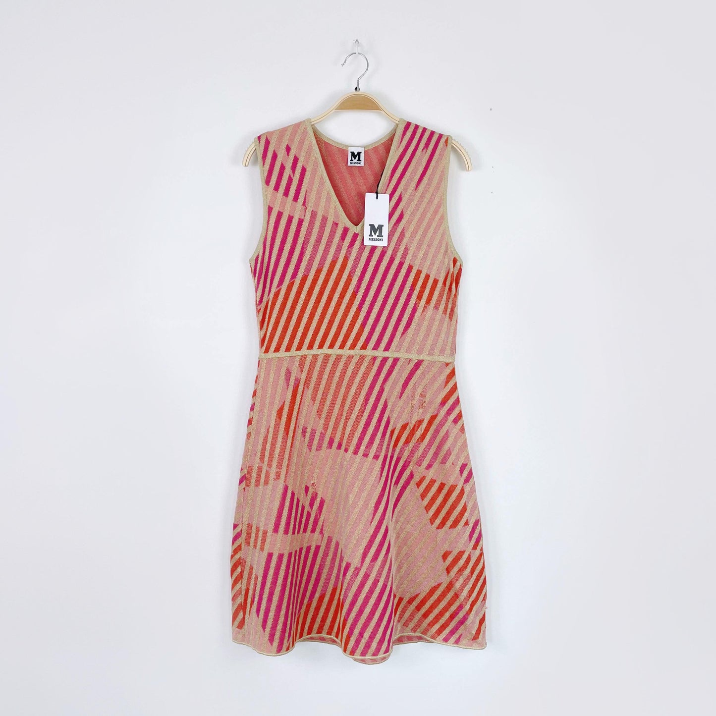 nwt missoni metallic jacquard knit mini dress