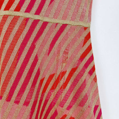 nwt missoni metallic jacquard knit mini dress