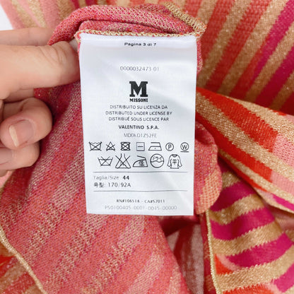 nwt missoni metallic jacquard knit mini dress