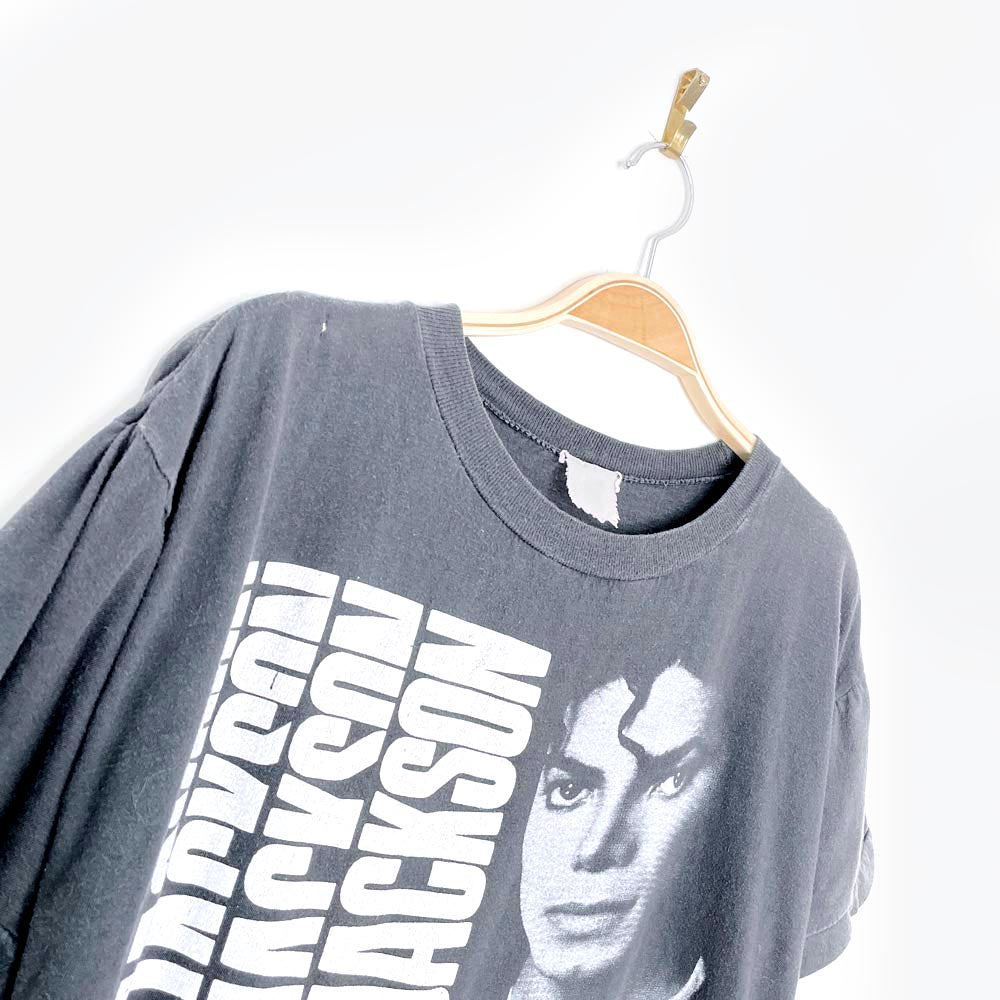 vintage 1987 michael jackson x triumph graphic tee