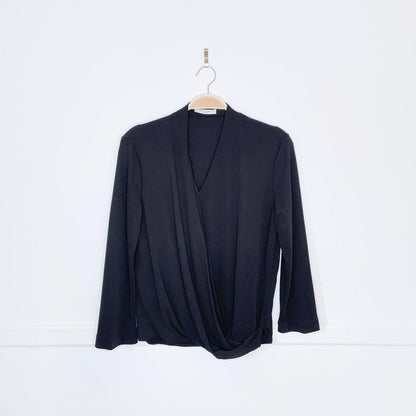 mm lafleur deneuve faux wrap top